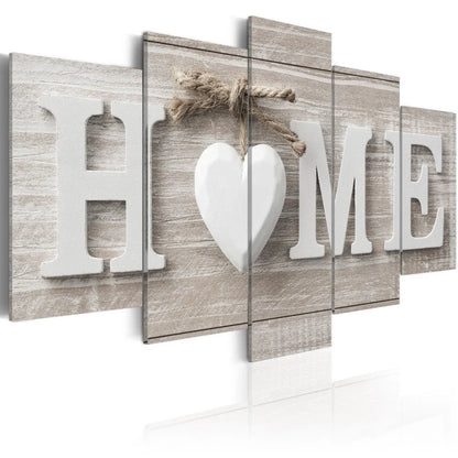 HOME series canvas oil painting on chemical fibre cloth in L, M, S, or XL size