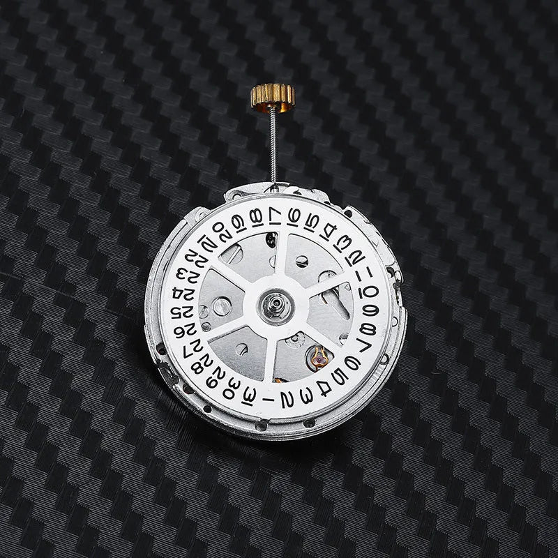Silver 8215 automatic watch movement replacement with 25mm diameter stainless steel construction