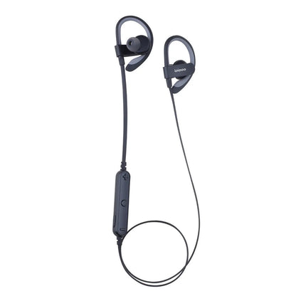 Wireless sports headphones in blue colour with earplug design for running and fitness