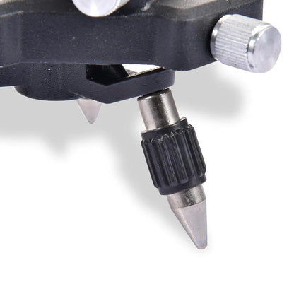 Black aluminium alloy YL-30 spirit level special base with 360-degree adjustment.