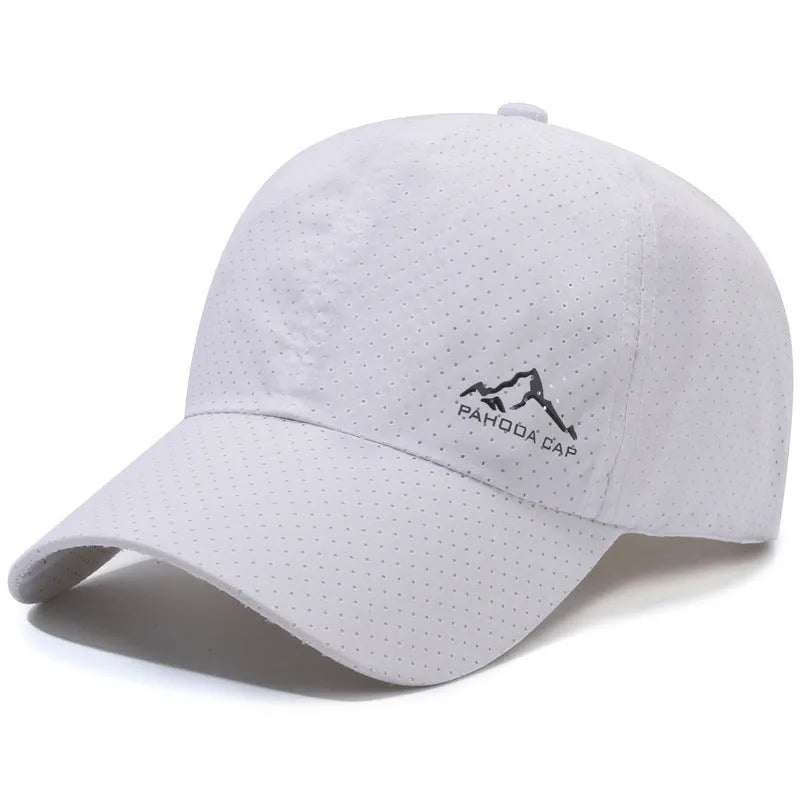 Korean-style adjustable baseball cap in dome crown design with polyester fabric for summer sun protection