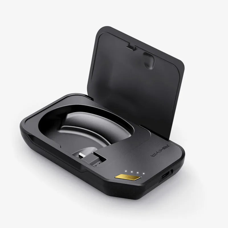 Sweatproof wireless earphones in black gold, black silver, white gold and box colour options