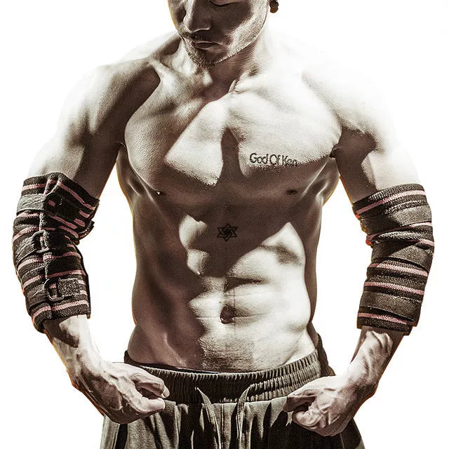 Fitness elbow squat deep hard pull bench type in black/red for heavy lifting support