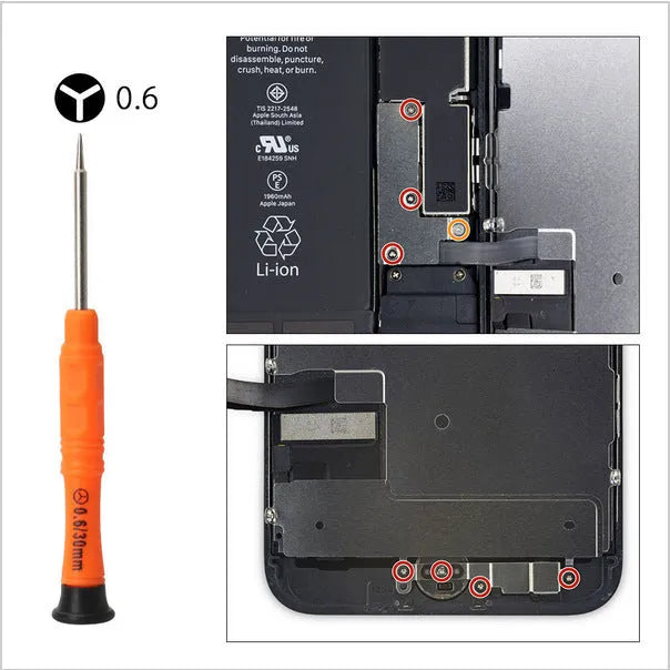 21 in 1 mobile phone disassembly tool kit with chrome vanadium alloy steel screwdrivers, plastic picks, suction cups and tweezers