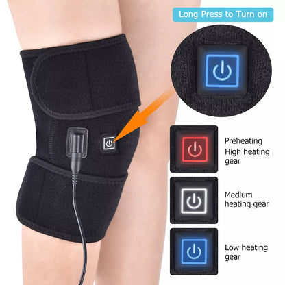 Electric Knee Protection Heating Massager with adjustable temperature settings for pain relief