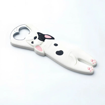 Animal-shaped bottle opener with alloy construction measuring 135mm long by 50mm wide