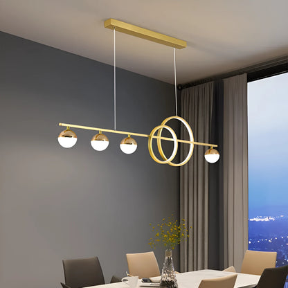 Rectangular aluminium ceiling lamp in black or gold finish, with remote control for dimming, sizes 80cm 95cm 120cm