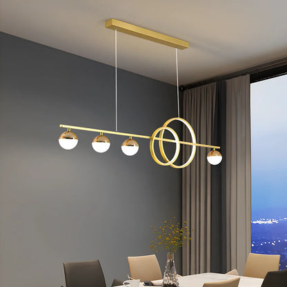 Rectangular aluminium ceiling lamp in black or gold with remote control for dimming and colour adjustment