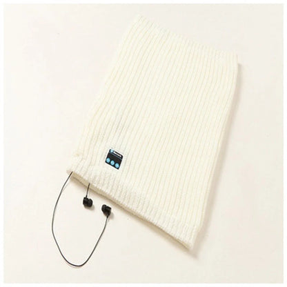 Knit Pullover Wireless Bluetooth Scarf in multiple colors with intuitive controls