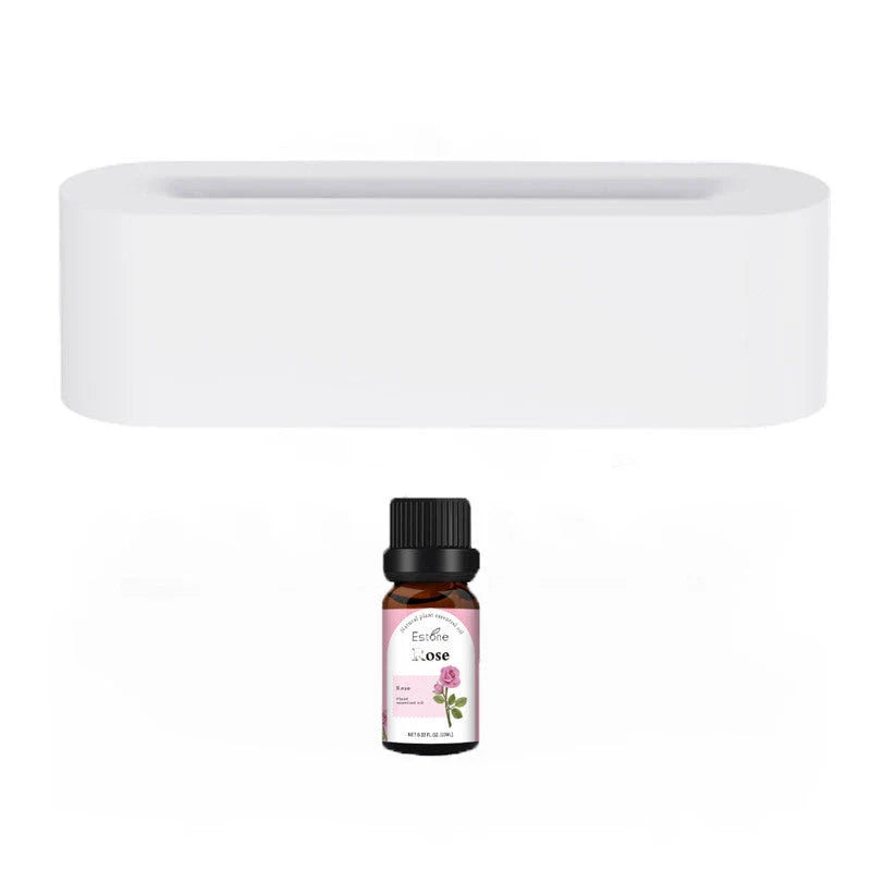 Soothing Aroma Diffuser with Flame-Like LED Lighting and Ultrasonic Humidification