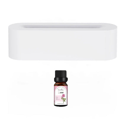 Soothing Aroma Diffuser with Flame-Like LED Lighting and Ultrasonic Humidification