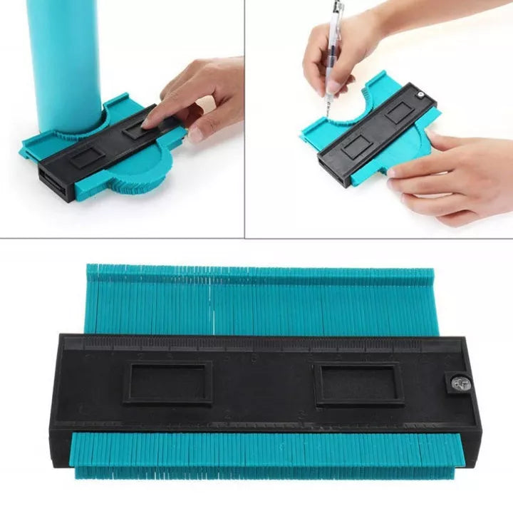 Radial Ruler Contour Gauge for measuring irregular shapes with precision