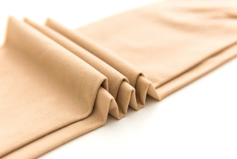 Beige stovepipe compression socks for hip and abdomen lifting support