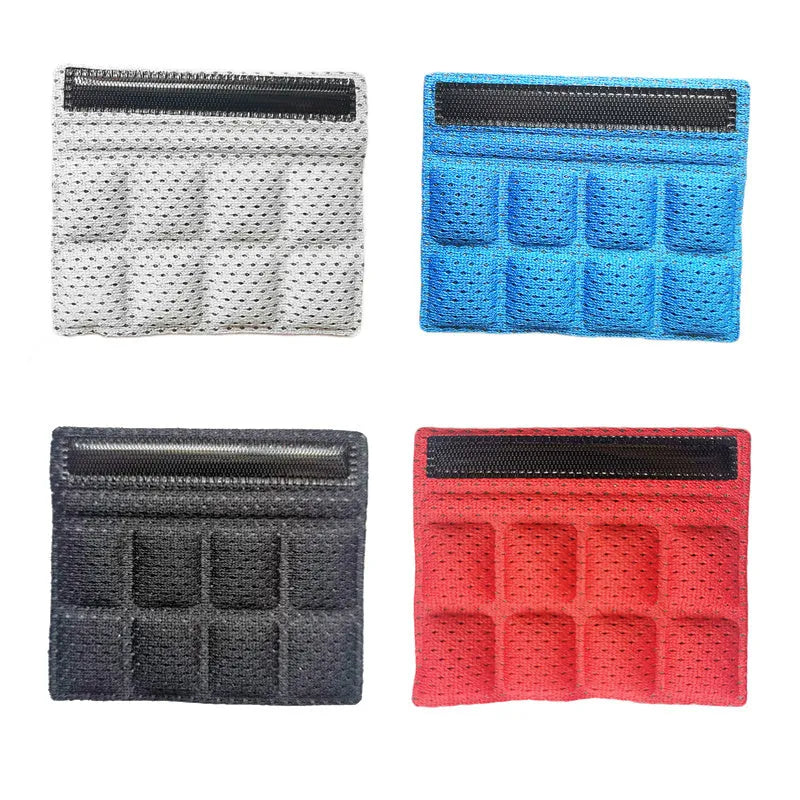 Universal cycling helmet replacement liner with breathable sponge and a separate Velcro chin pad in four colour options.