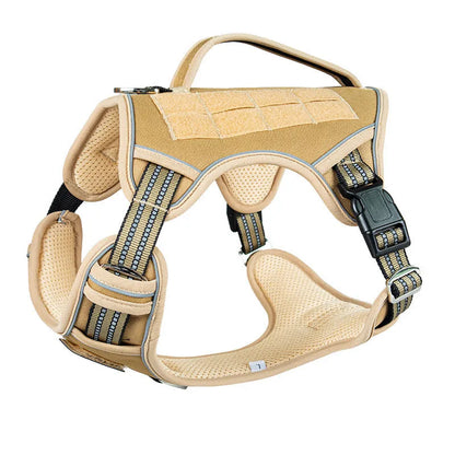 Working dog tactical chest strap in oxford cloth for search and rescue patrol dogs