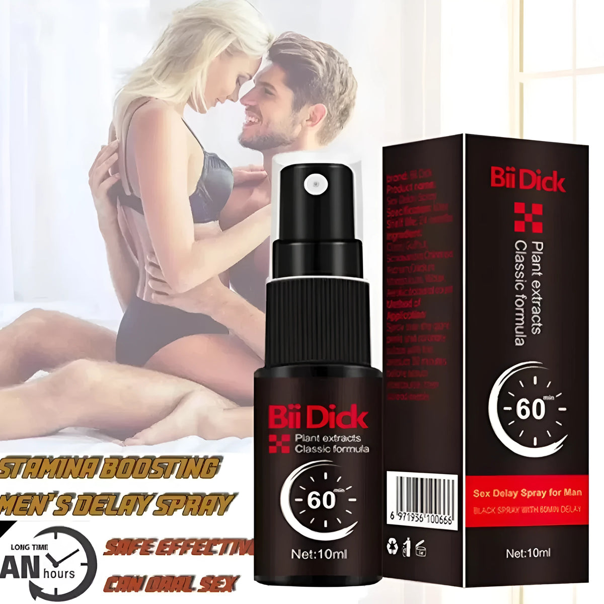 Clock Men's Care Spray 10ml men's delay spray single pack