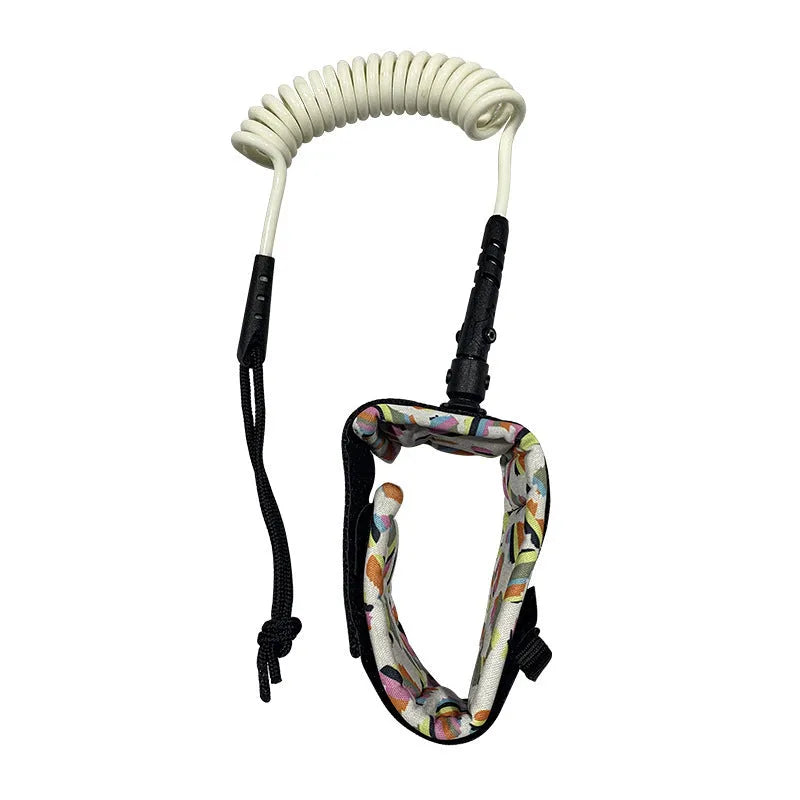 Surfboard hand holding rope with high elasticity and 50kg tension capacity for secure board transport
