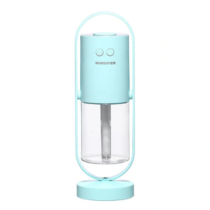 USB Air Humidifier with colorful night light projection for home and car use