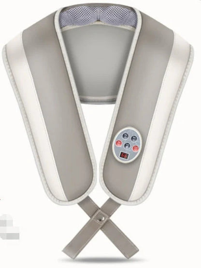 Heating massage shawl for neck, back, and leg relief with hot compress function