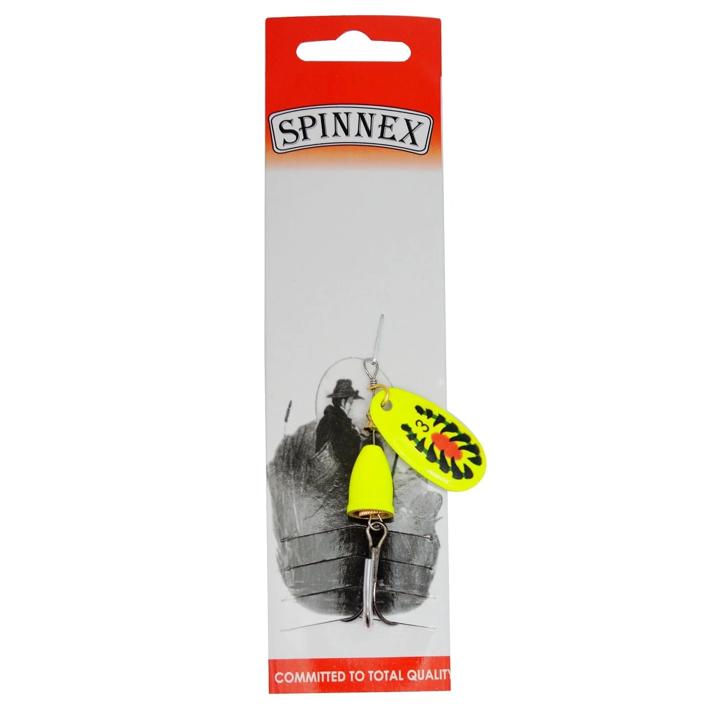R Composite Rotating Sequins Copper Bell Fishing Lure in multiple metallic colours showing 3# size and construction details
