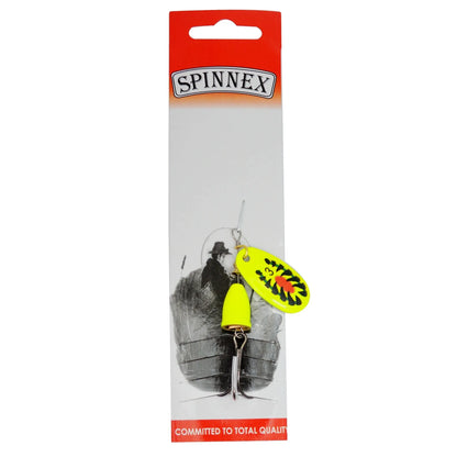 R Composite Rotating Sequins Copper Bell Fishing Lure in multiple metallic colours showing 3# size and construction details