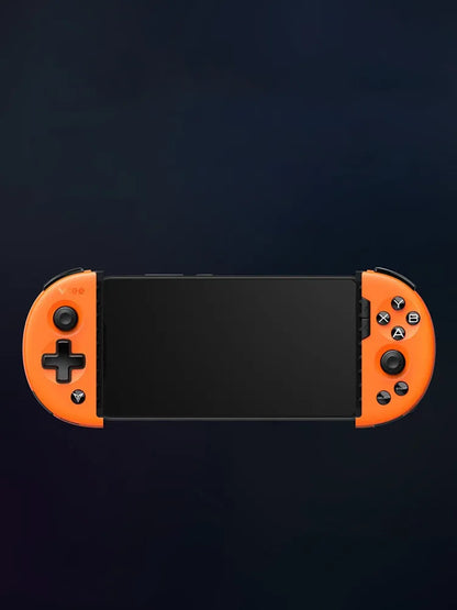 Feizhi Wee 2T USB wired mobile game controller in Midnight Blue colour on a table.