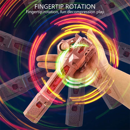 Retractable RGB laser sword with frosted metal handle and 7 color options