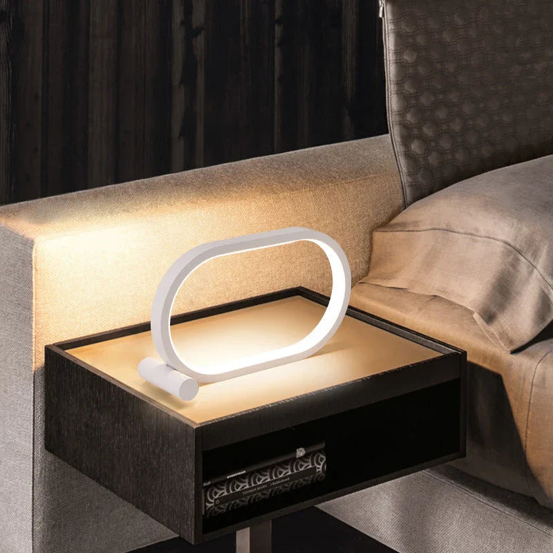 Modern USB lamp with adjustable brightness and touch control for bedside, desk, or mood lighting