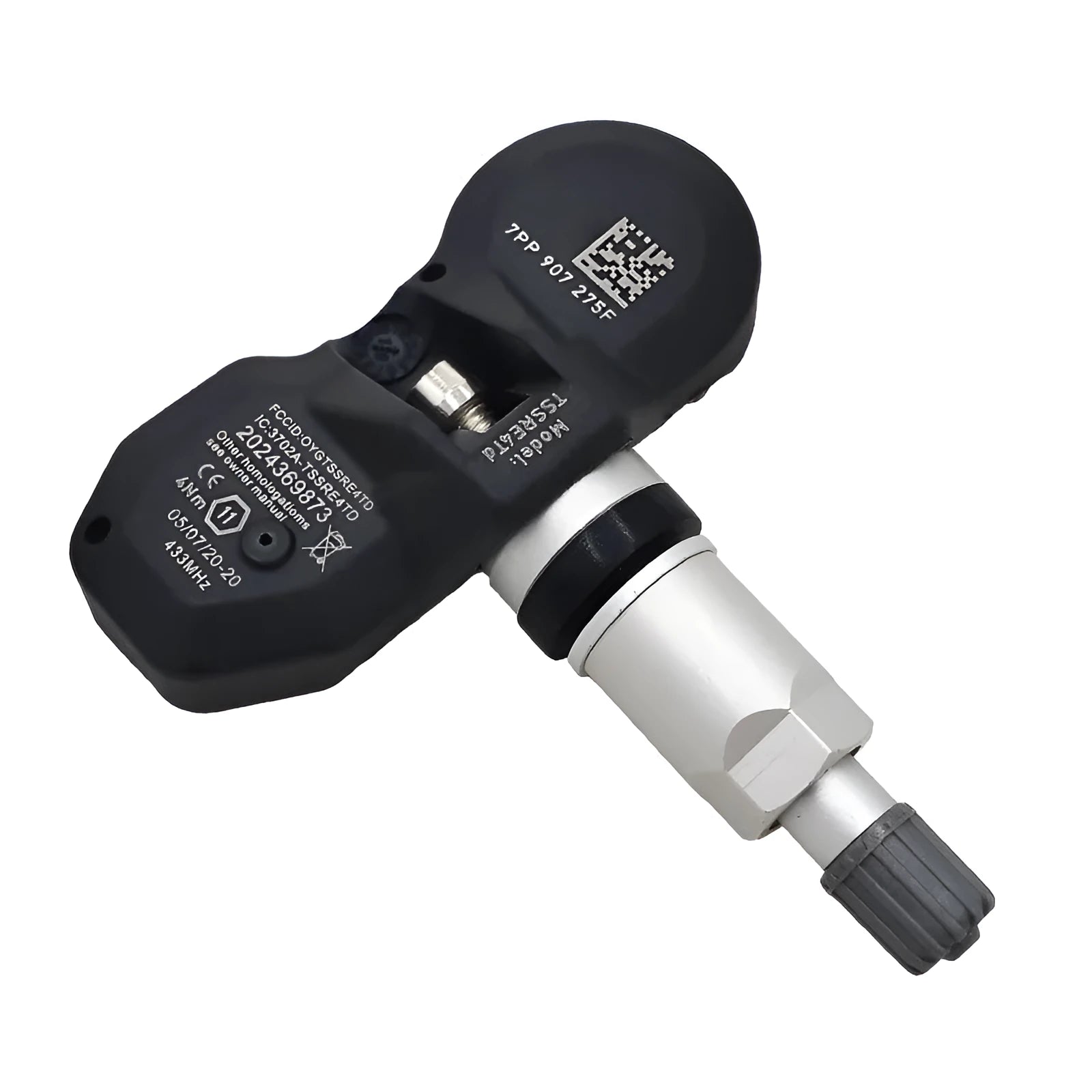 Black Audi tyre pressure monitoring sensor TPMS replacement unit