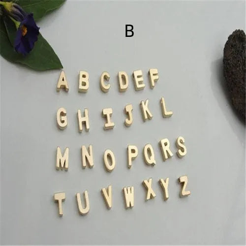 Peach heart shaped letter necklace pendant in gold and silver colours