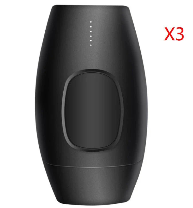 Powerful laser hair removal system with adjustable intensity levels, skin sensor, and versatile usage for face, bikini, underarms, and more