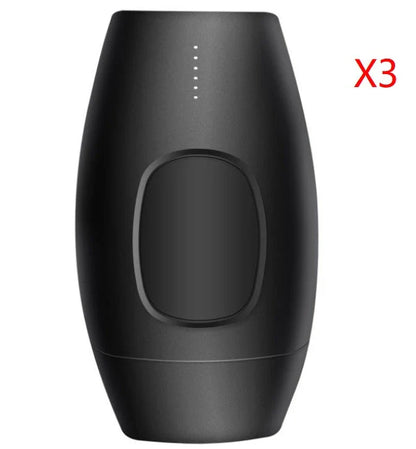 Powerful laser hair removal system with adjustable intensity levels, skin sensor, and versatile usage for face, bikini, underarms, and more