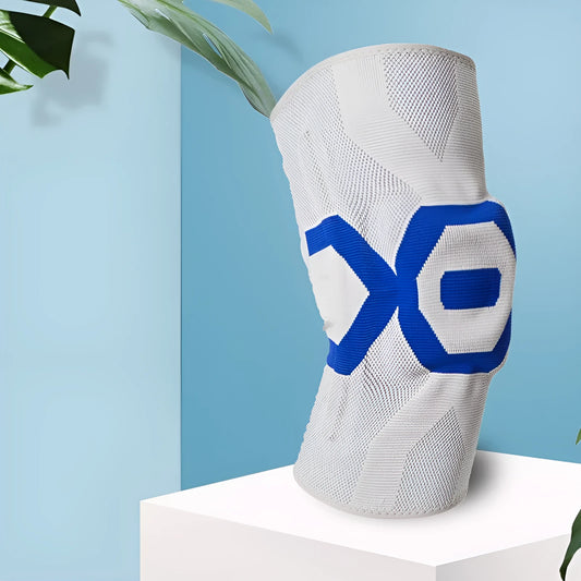 Men's silicone knee pads for sports protection in multiple colour options