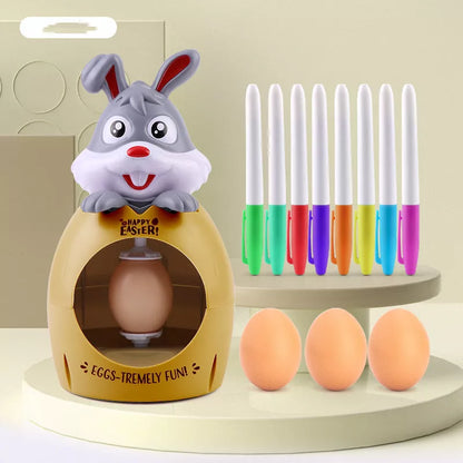 Easter egg decoration kit for kids with sound and light features, safe and non-toxic