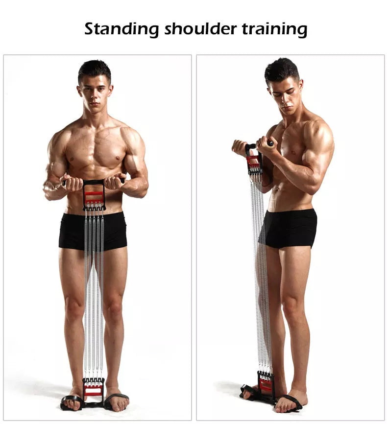 Spring Chest Developer with 100kg tension capacity for effective strength training