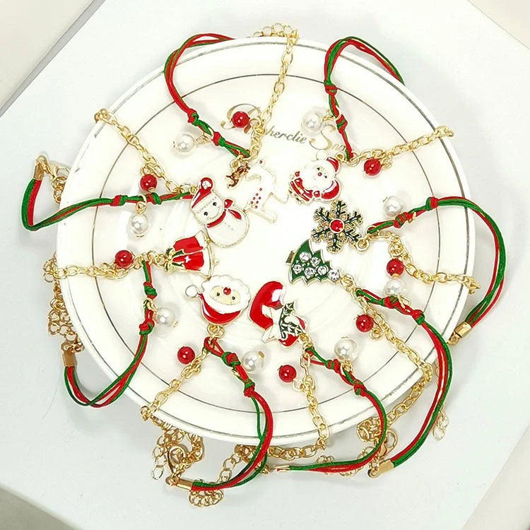 Hhomeenjoy Charming Christmas Bracelet - Festive Holiday Accessory