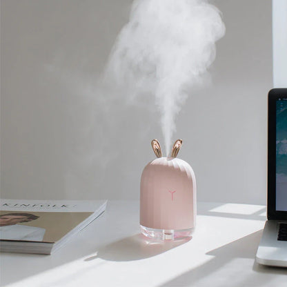 Compact deer-shaped humidifier with USB power for small spaces up to 100 square feet
