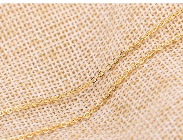 8 colors diamond titanium steel necklace with replaceable gems in silver and gold finishes