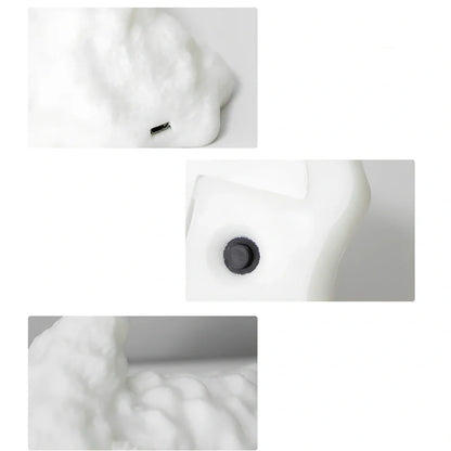 3D printed dragon LED night light with blue colour and fire-breathing illumination effect