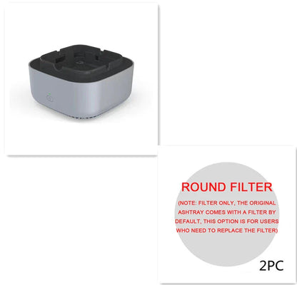 Compact and Powerful Smoke Eliminating Air Purifier Ashtray for Cars - Freshens Driving Experience with Negative Ion Technology