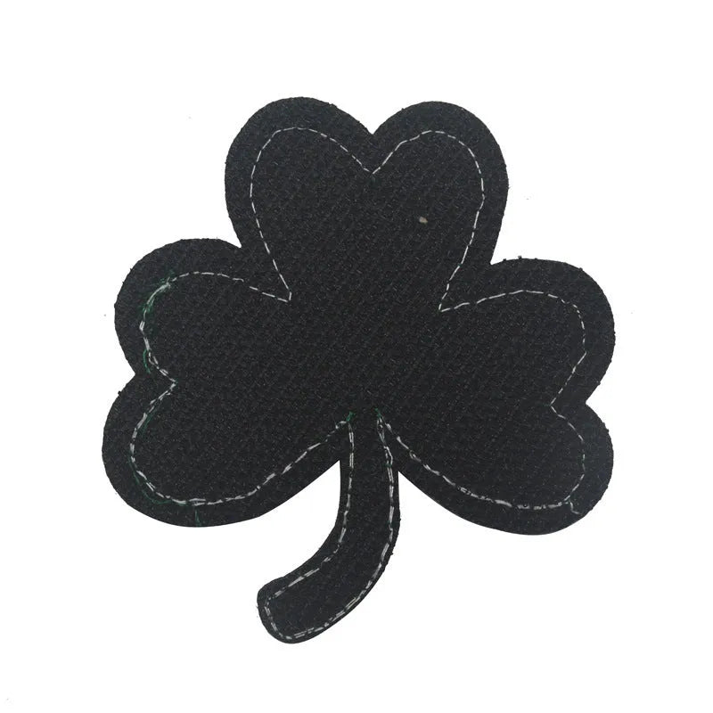 Outdoor embroidered fabric badge with Velcro backing showing detailed embroidery design