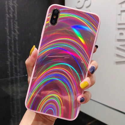 Marble-pattern shockproof silicone phone case for Samsung Galaxy models shown in multiple colours.