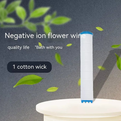 Three-speed anion supercharged filtering shower head nozzle with adjustable settings for a customizable shower experience