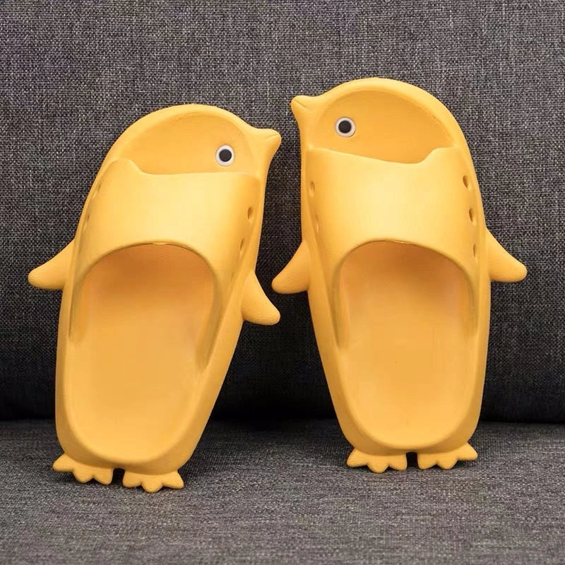 Children's soft penguin princess sandals with non-slip sole in multiple colors