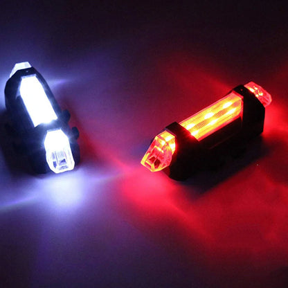 Rechargeable LED bike taillight with waterproof design and multiple lighting modes
