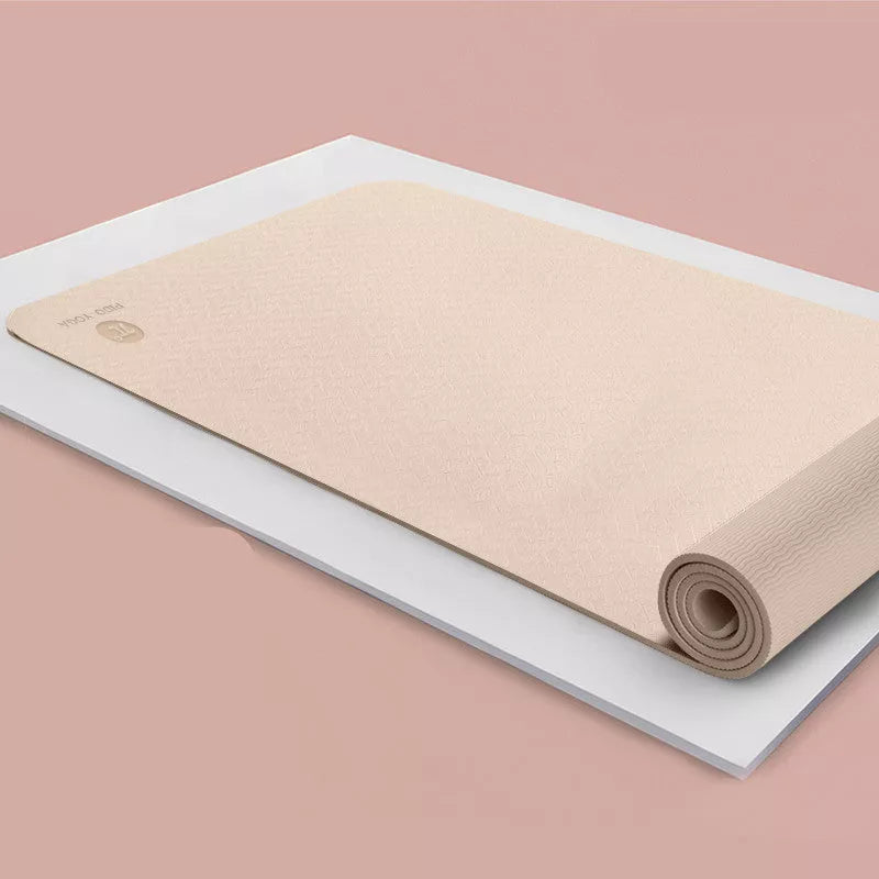 Pido TPE yoga mat in selected color, perfect for beginners with non-slip surface