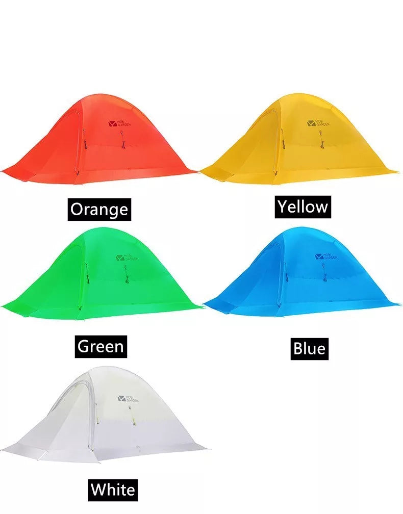 MU Gaodi Double Qingqi 2 Outdoor Camping Tent in various colors with waterproof feature