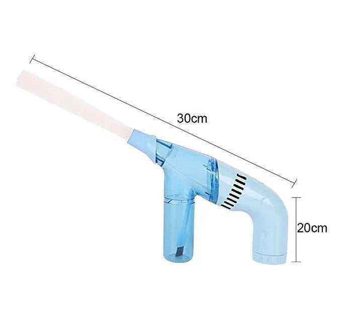 Portable Vacuum Cleaner with Flexible Suction Tubes and Compact Design for Versatile Cleaning