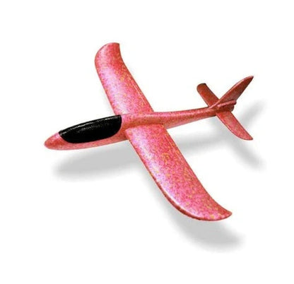 Luminous Hand Launch Flying Foam Airplane with built-in lights for night flying