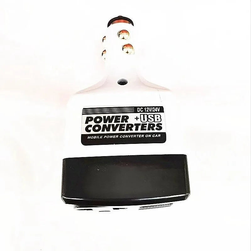 011C model car charger with cigarette lighter plug and USB port for wireless charging